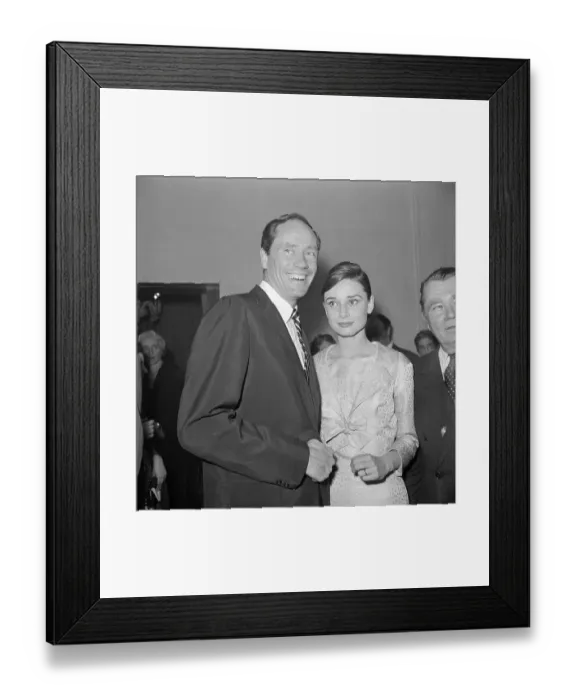 Framed Print : Mel Ferrer and Audrey Hepburn at Reception Framed Print : Mel Ferrer and Audrey Hepburn at Reception