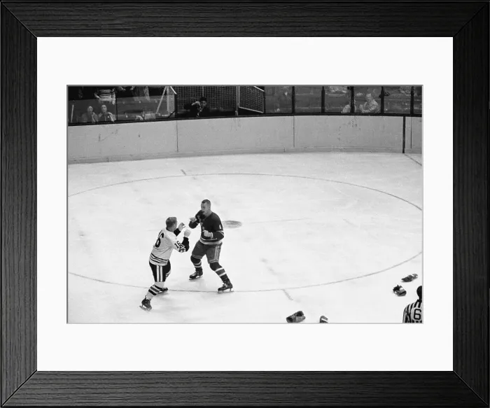 Framed Print : Bobby Hull in Hockey Fight Framed Print : Bobby Hull in Hockey Fight
