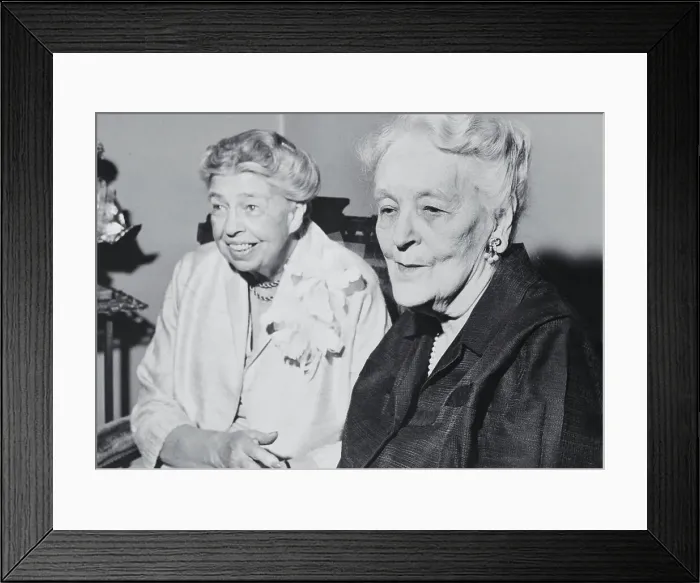 Framed Print : Eleanor Roosevelt Visiting Friend Framed Print : Eleanor Roosevelt Visiting Friend