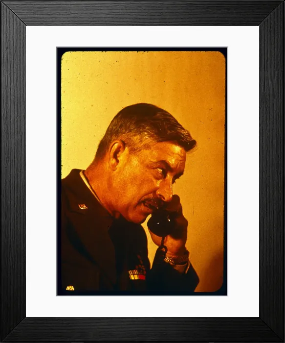 Framed Print : Portrait of General John Medaris Framed Print : Portrait of General John Medaris