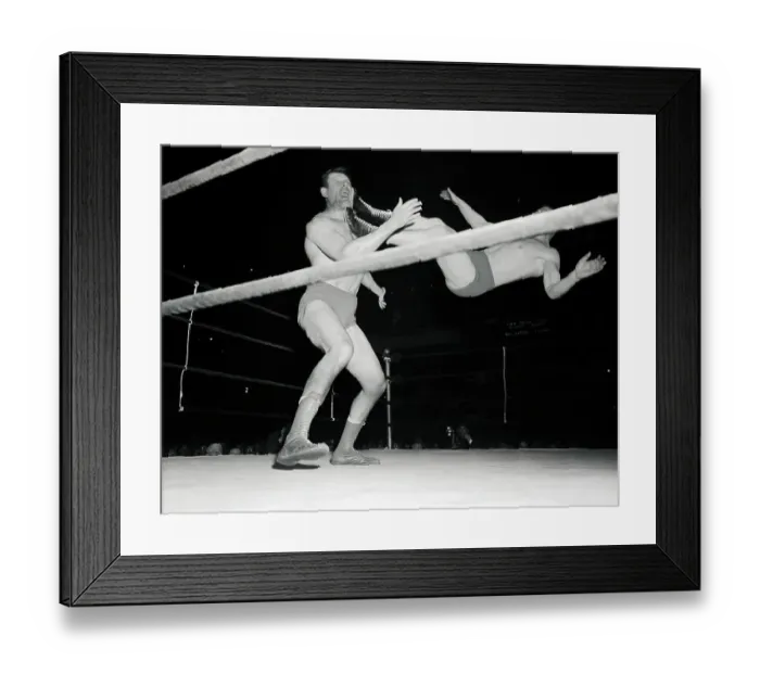 Framed Print : Viadek Kowalski and Pat O'Connor in Brutal Wrestling Framed Print : Viadek Kowalski and Pat O'Connor in Brutal Wrestling