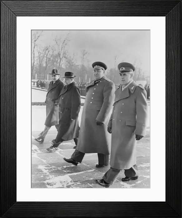 Framed Print : Walter Ulbricht with Colleagues Framed Print : Walter Ulbricht with Colleagues