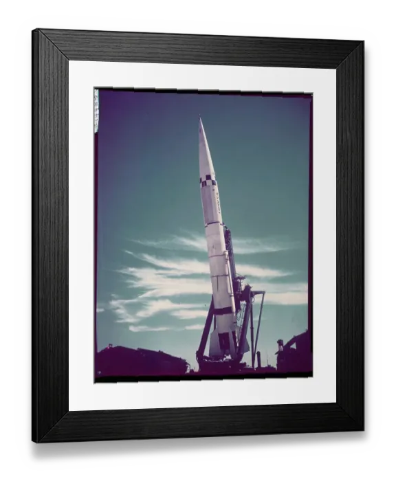Framed Print : Rocket Aimed into Space Framed Print : Rocket Aimed into Space