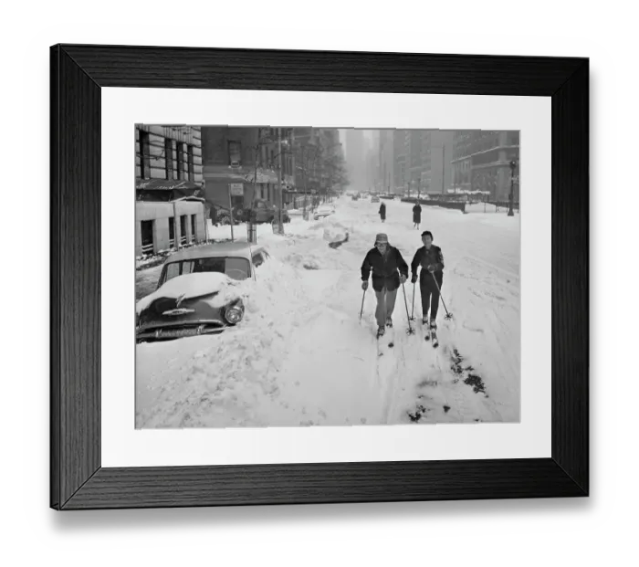 Framed Print : Weather Crisis Hits New York Framed Print : Weather Crisis Hits New York