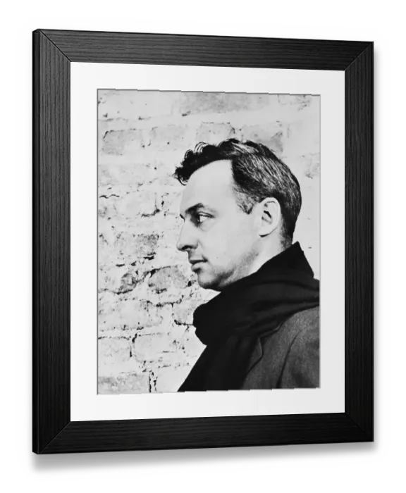 Framed Print : Profile of Author Saul Bellow