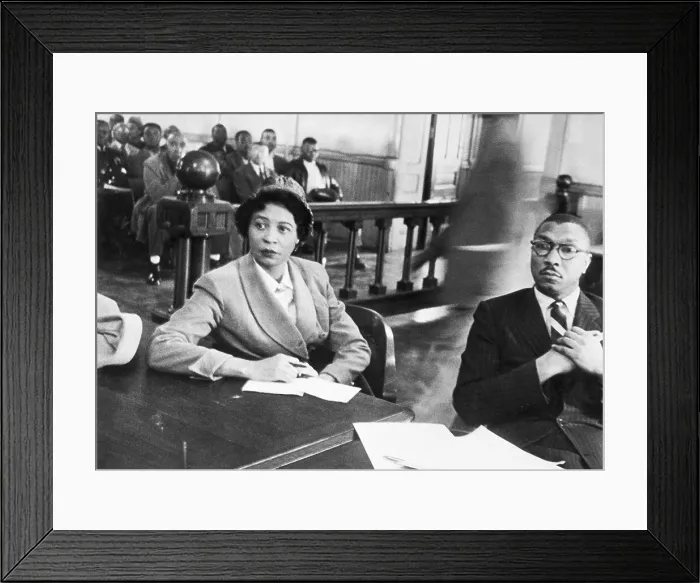 Framed Print : Daisy Bates Sitting in Court Room Framed Print : Daisy Bates Sitting in Court Room