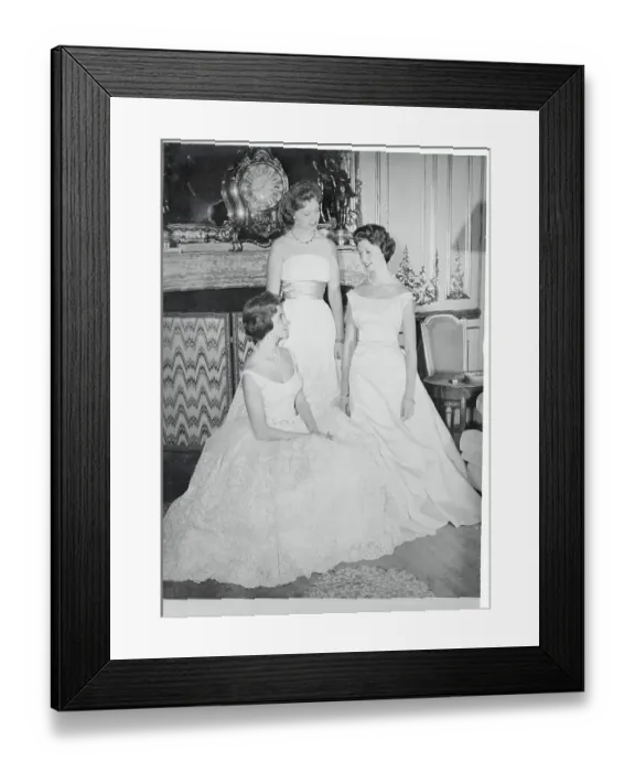 Framed Print : Three Swedish Princesses Framed Print : Three Swedish Princesses