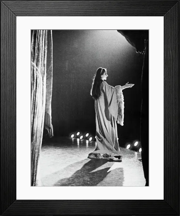 Framed Print : Soprano Maria Callas on Stage Framed Print : Soprano Maria Callas on Stage