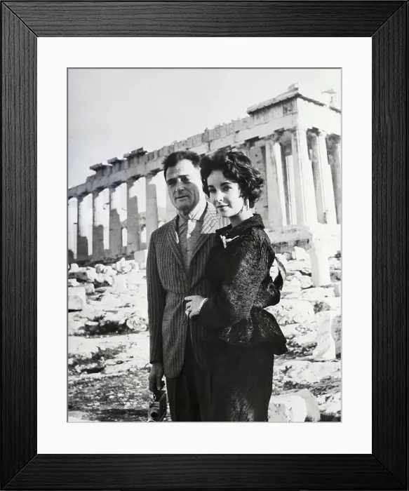 Framed Print : Mike Todd And Wife Elizabeth Taylor Framed Print : Mike Todd And Wife Elizabeth Taylor