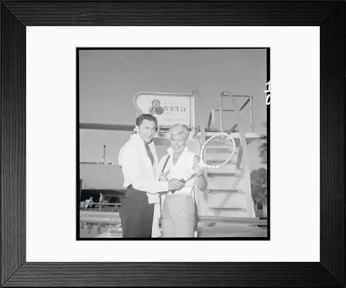 Framed Print : Portrait of Ginger Rogers and Johnny Logan Framed Print : Portrait of Ginger Rogers and Johnny Logan