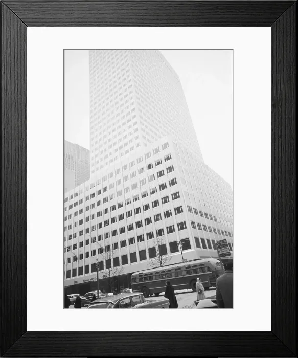 Framed Print : Tishman Building Framed Print : Tishman Building