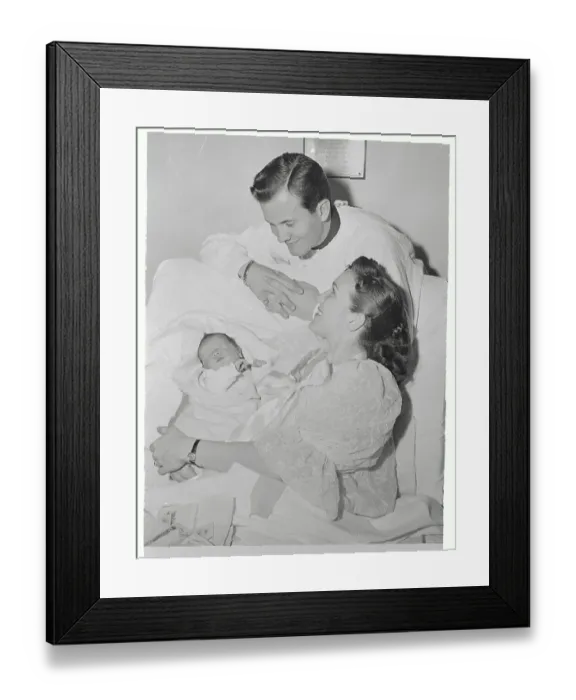 Framed Print : Pat Boone and Wife Framed Print : Pat Boone and Wife