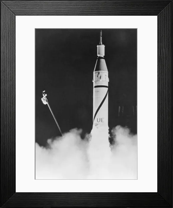 Framed Print : First US Satellite Launched Framed Print : First US Satellite Launched