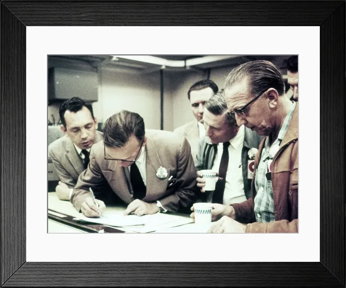 Framed Print : Lab Scientists Computing Data Framed Print : Lab Scientists Computing Data
