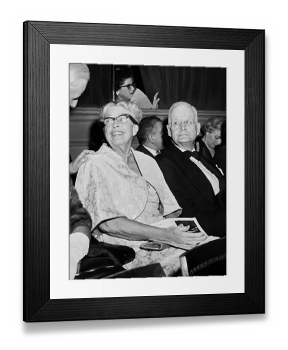 Framed Print : Eleanor Roosevelt And Harry L Hooker Framed Print : Eleanor Roosevelt And Harry L Hooker