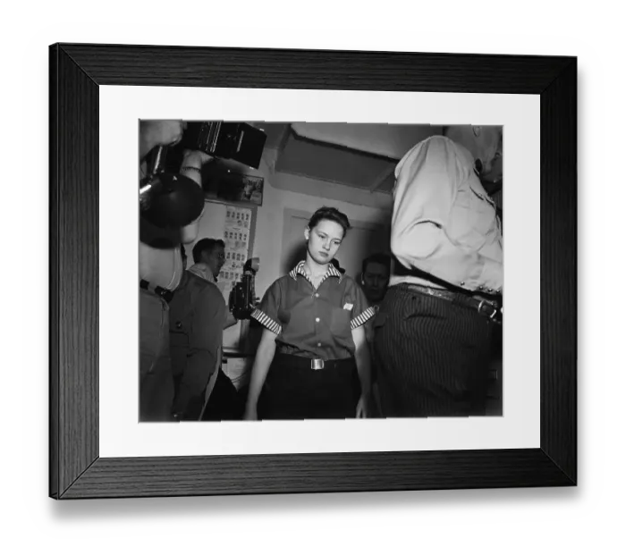 Framed Print : Caril Fugate, Girlfriend of Charles Starkweather Framed Print : Caril Fugate, Girlfriend of Charles Starkweather