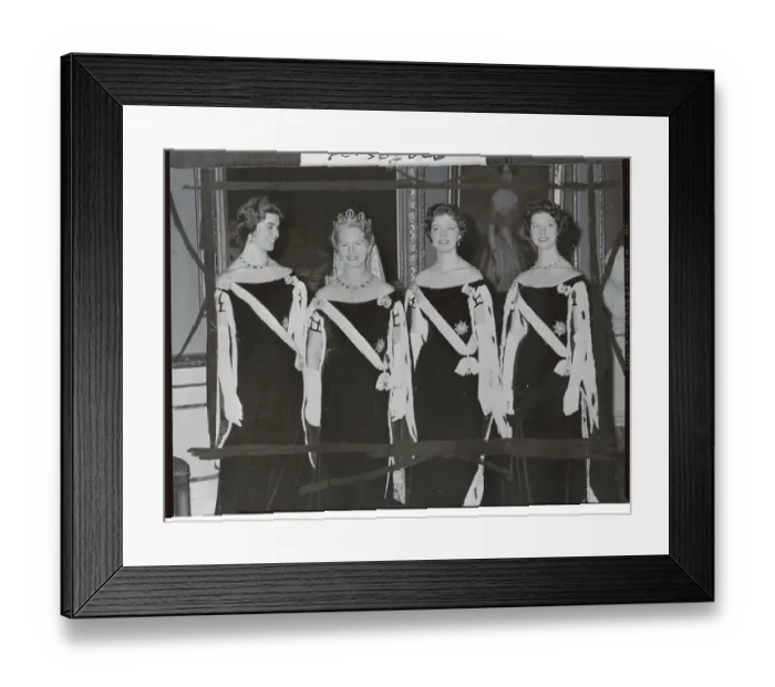 Framed Print : Quartet of Swedish Princesses Framed Print : Quartet of Swedish Princesses