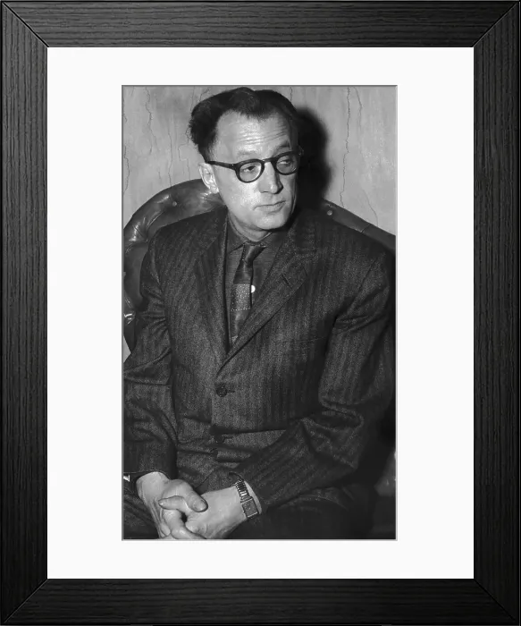 Framed Print : Portrait of Author Nelson Algren Framed Print : Portrait of Author Nelson Algren