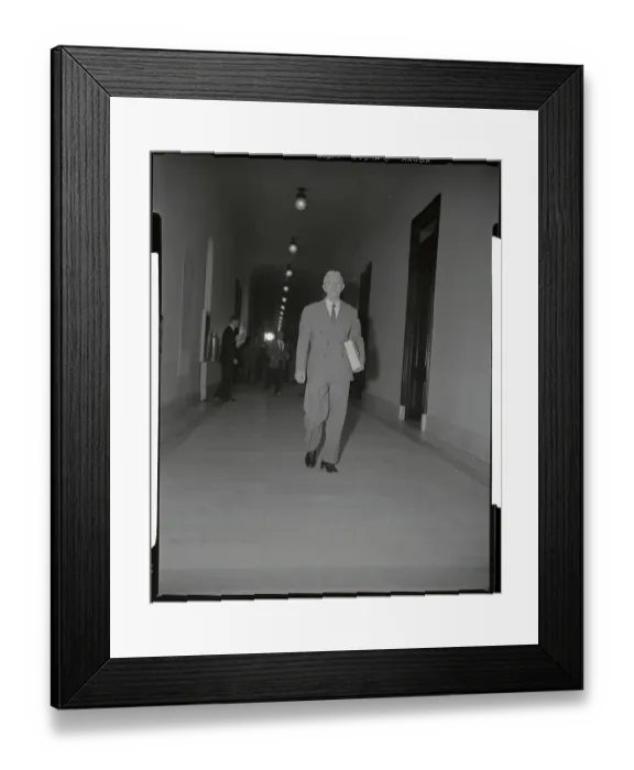 Framed Print : Admiral Rickover Walking Framed Print : Admiral Rickover Walking