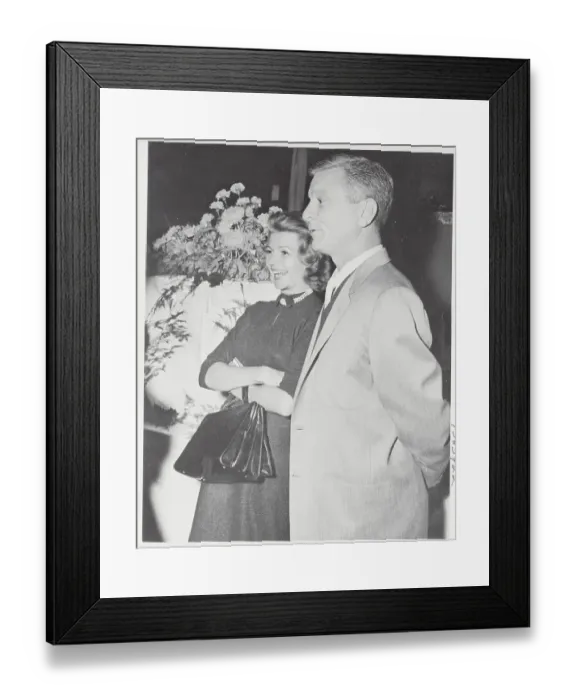 Framed Print : Rita Hayworth and James Hill Framed Print : Rita Hayworth and James Hill