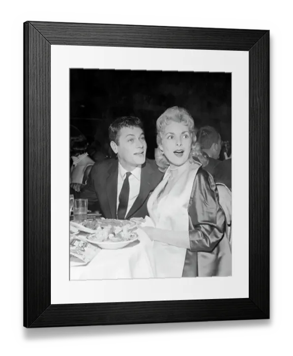 Framed Print : Janet Leigh with Tony Curtis Framed Print : Janet Leigh with Tony Curtis
