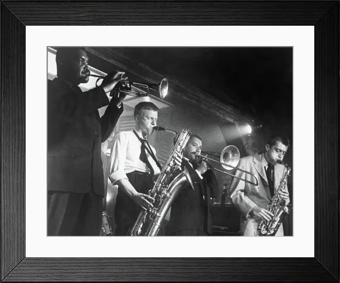 Framed Print : Gerry Mulligan in Scene from I Want to Live Framed Print : Gerry Mulligan in Scene from I Want to Live