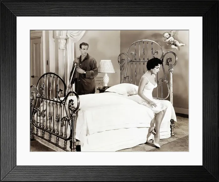 Framed Print : Liz Taylor and Paul Newman Framed Print : Liz Taylor and Paul Newman