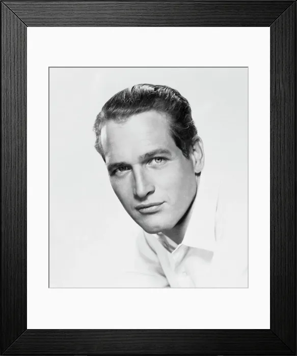 Framed Print : Portrait of Paul Newman Framed Print : Portrait of Paul Newman
