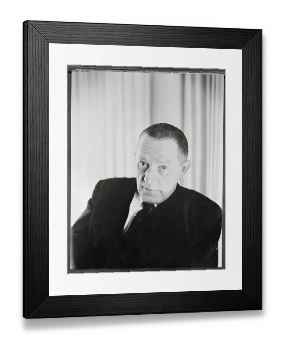 Framed Print : Portrait of Author Erskine Caldwell Framed Print : Portrait of Author Erskine Caldwell