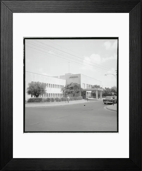 Framed Print : Exterior View of Cultural House Framed Print : Exterior View of Cultural House