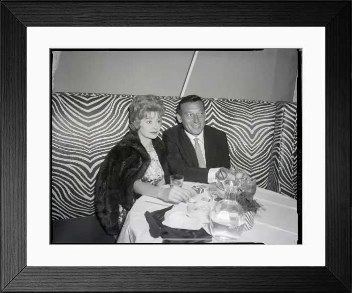 Framed Print : Lucille Ball and Gary Morton Seated in Club Framed Print : Lucille Ball and Gary Morton Seated in Club