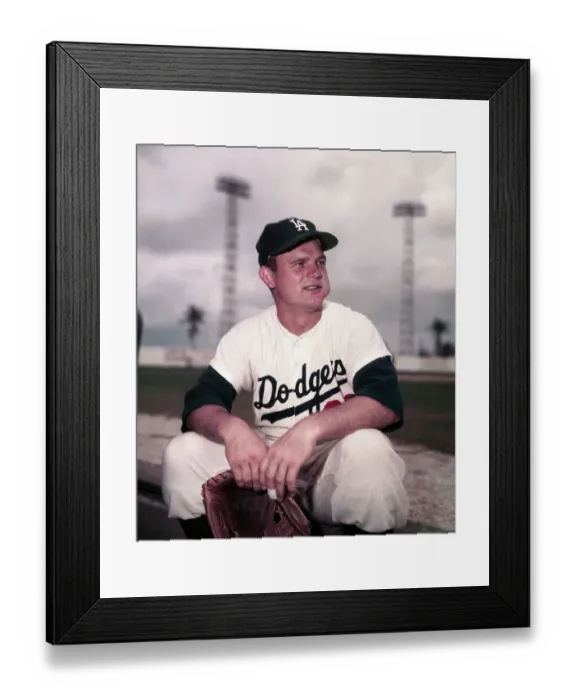 Framed Print : Los Angeles Dodger Don Zimmer