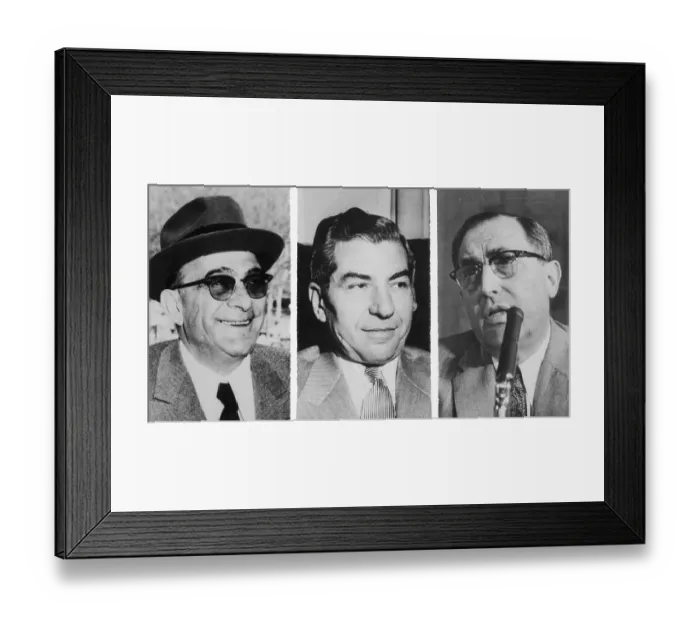 Framed Print : Three Mobsters Framed Print : Three Mobsters