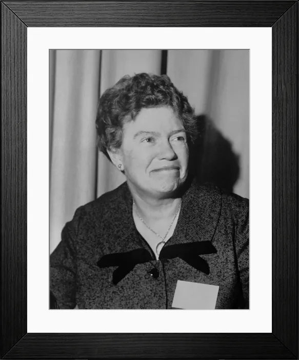 Framed Print : Portrait of Anthropologist Dr. Margaret Mead Framed Print : Portrait of Anthropologist Dr. Margaret Mead