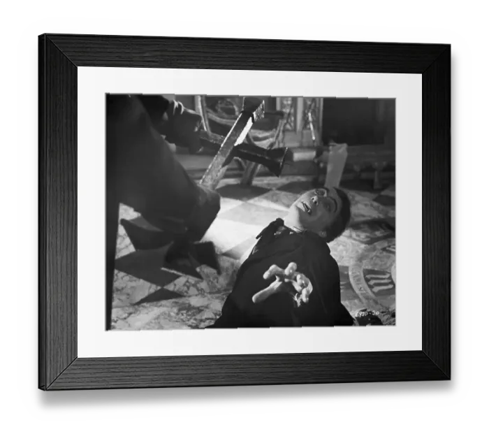 Framed Print : Christopher Lee in Horror of Dracula Framed Print : Christopher Lee in Horror of Dracula