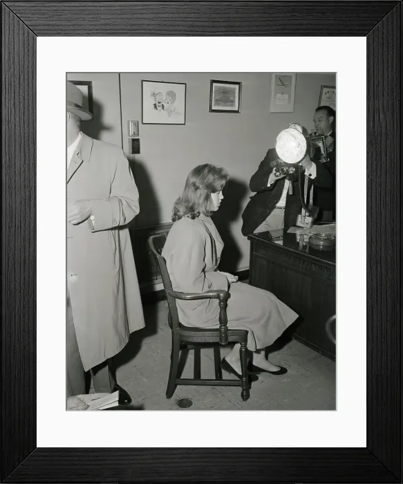 Framed Print : Cheryl Crane Seated In Custody Framed Print : Cheryl Crane Seated In Custody
