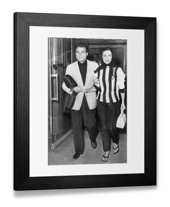 Framed Print : Mike Todd and Elizabeth Taylor Framed Print : Mike Todd and Elizabeth Taylor