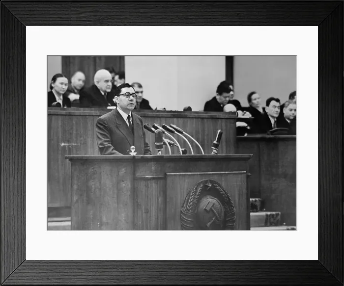 Framed Print : Andrei Gromyko Speaking at Supreme Soviet Framed Print : Andrei Gromyko Speaking at Supreme Soviet