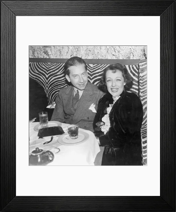 Framed Print : J. Paul Getty And Wife, Louise Dudley Framed Print : J. Paul Getty And Wife, Louise Dudley
