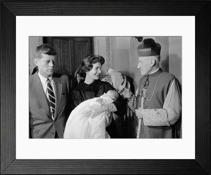 Framed Print : Francis Cardinal Spellman Blessing Caroline Kennedy Framed Print : Francis Cardinal Spellman Blessing Caroline Kennedy