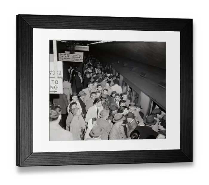 Framed Print : Crowd Pushing at Grand Central Station Framed Print : Crowd Pushing at Grand Central Station