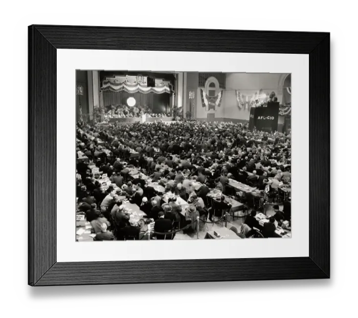Framed Print : AFL-CIO Convention