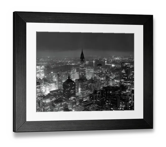 Framed Print : New York City at Night Framed Print : New York City at Night