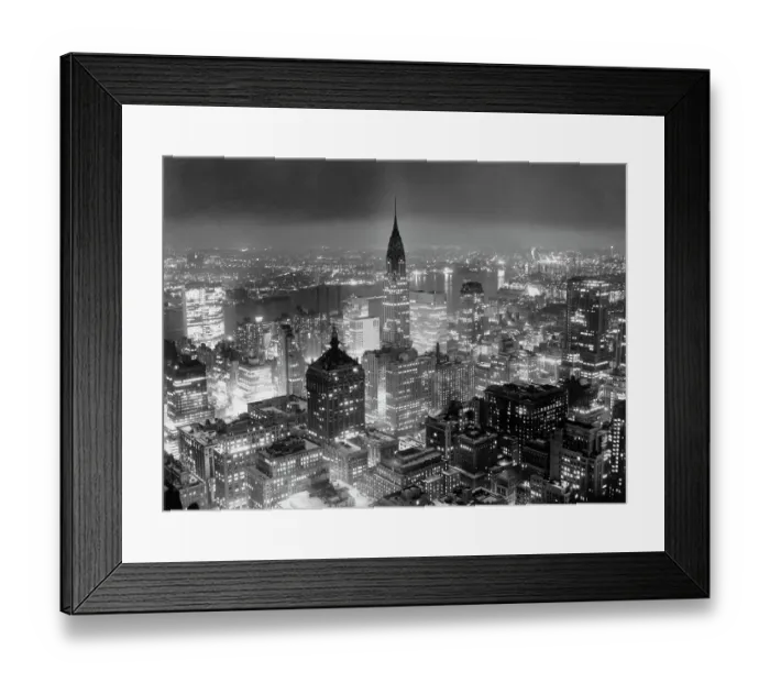 Framed Print : View of Manhattan from RCA Building Framed Print : View of Manhattan from RCA Building