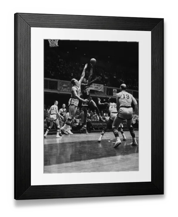 Framed Print : Boston Celtics Vs Los Angeles Lakers
