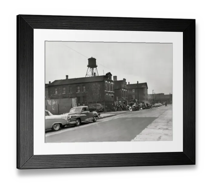 Framed Print : Slums Of Maxwell Street, Chicago Framed Print : Slums Of Maxwell Street, Chicago