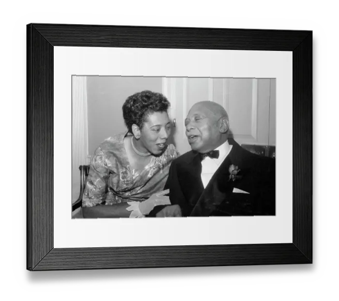 Framed Print : Althea Gibson and W.C. Handy Singing Framed Print : Althea Gibson and W.C. Handy Singing