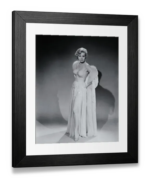 Framed Print : Zsa Zsa Gabor Wearing Sexy Dress Framed Print : Zsa Zsa Gabor Wearing Sexy Dress