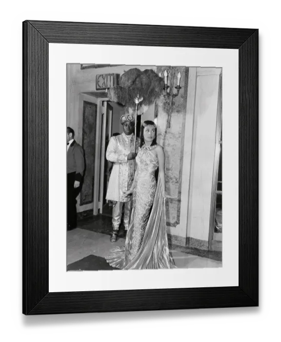 Framed Print : Lena Horne Posing as Cleopatra Framed Print : Lena Horne Posing as Cleopatra