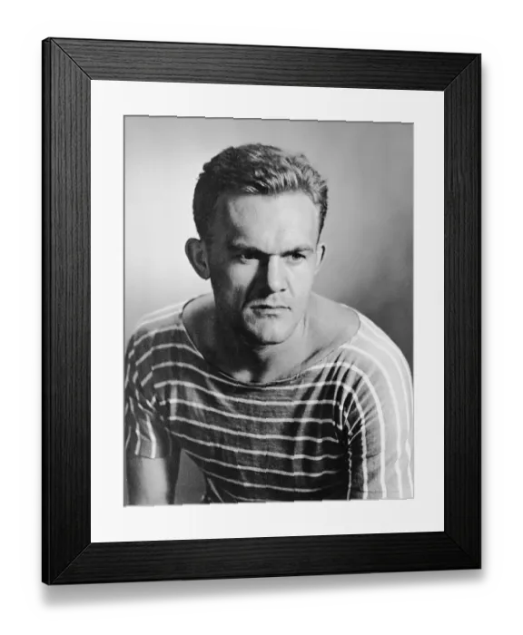 Framed Print : Portrait of James Jones Framed Print : Portrait of James Jones